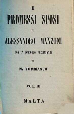 I promessi sposi, 3