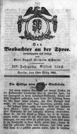 11. Stück, 12. März 1855