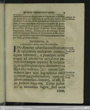 Differentia VI. Hagenstolzii nomen non est criminosum
