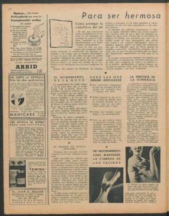 Para ser hermosa : Una página de belleza