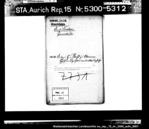 Das Gesuch des Zimmerergesellen Anthoni H. Buß in Oldersum um Befreiung von der Wanderpflicht