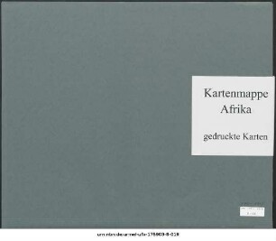 Abessinien nördlich von Antalo : 1912-1918 : Kartensammlung