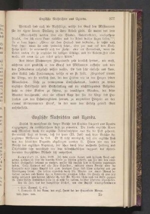 Englische Nachrichten aus Uganda