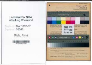 Entnazifizierung Anna Riehl, geb. 09.01.1893 (Studienraetin)