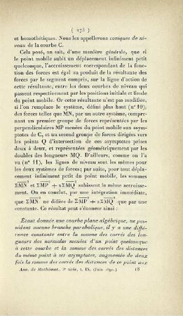 Démonstration et applications d'un théorème de Liouville sur l'élimination. [Fortsetzung]