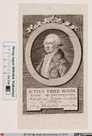 Bildnis Justus Friedrich Runde d. Ä.