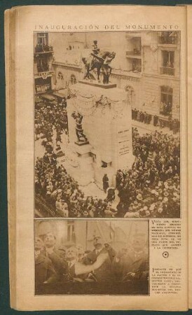 Inauguración del monumento - [Fotografías]