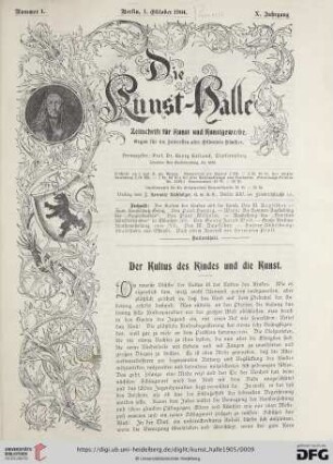 Nummer 1 (1. Oktober 1904)