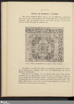 Bordüren und Grundmuster in Kreuzstich
