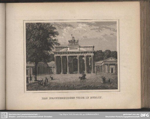DAS BRANDENBURGER THOR IN BERLIN