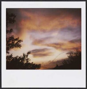 Sonnenuntergang in Puy-Saint-Martin