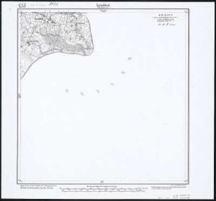 Messtischblatt 133 : Lysabbel, 1879 Lysabbel (Insel Alsen) : Lysabbel (Insel Alsen). - Aufn. 1877. - 1:25000. - [Berlin]: Reichsamt für Landesaufnahme, 1879. - 1 Kt.