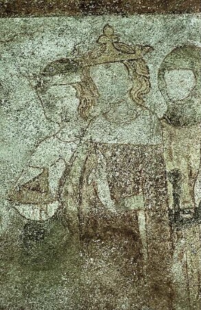 Zwei Szenen aus dem Leben der Heiligen Katharina von Alexandrien