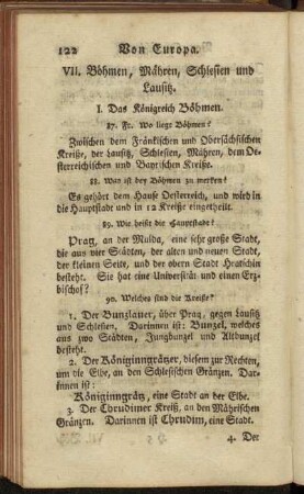 VII. Böhmen, Mähren, Schlesien und Lausitz.