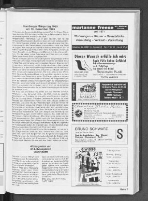Hamburger Bürgertag 1995 am 19. Dezember 1995