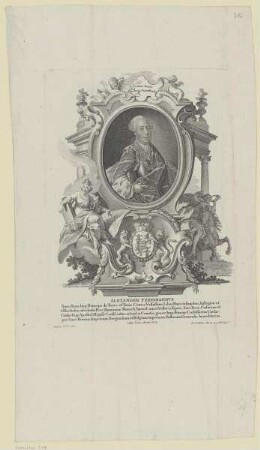 Bildnis des Alexander Ferdinandvs de Turre et Taxis