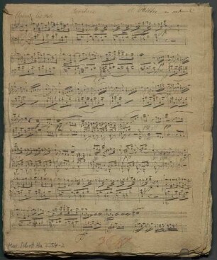 Le Philtre, pf, AWV 20, Arr - BSB Mus.Schott.Ha 3354-2 : [heading, p. 1] le Philtre au Ch. Rummel // Ouverture