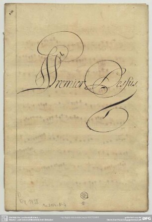 Stimme: dessus 1