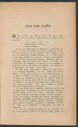 Ojos con sueño