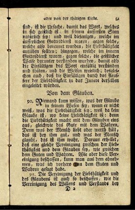 Von dem Glauben. - Von der Taufe.