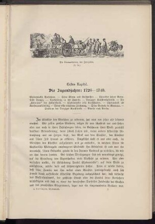 Erstes Kapitel. Die Jugendjahre : 1726-1743.