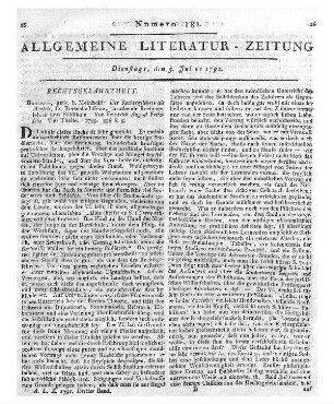 Fritzsche, Friedrich August: Der Rechtsgelehrte als Mensch, für Rechtsbeflissene, ausübende Rechtsgelehrte und Publikum. - Dresden : Meinhold, 1789
