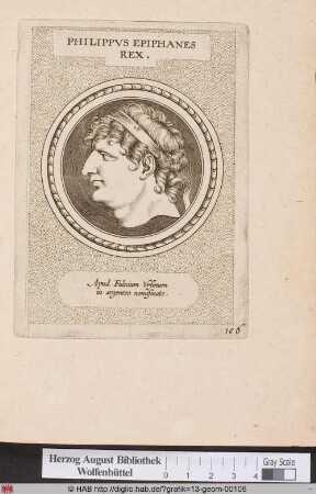 Porträt des Philippus Epiphanes.