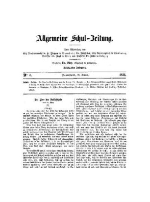 Die Idee der Volksschule : (IV, Schluß)