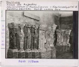 Toulouse: Augustinermuseum, Kapitelsaal-Portal von Daurade, rechtes Gewände