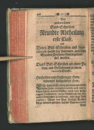 Neundte Abtheilung
