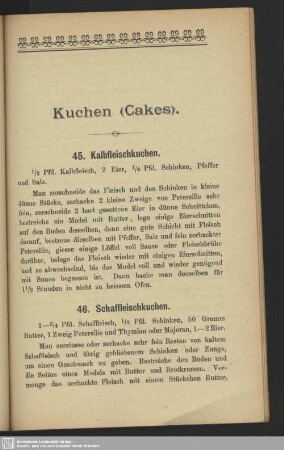 Kuchen (Cakes)