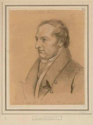 Bildnis Quandt, Johann Gottlob von (1787-1859), Schriftsteller, Kunsthistoriker