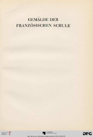 Gemälde der französischen Schule (Nr. 139-143)