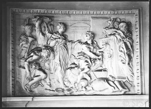 Berlin, Schloss Charlottenburg, Altes Schloss, Runder Saal, R.: 210, Relief.