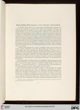 Handzeichnungen von Franz Metzner
