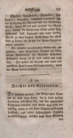 § 19. Beichte und Absolution.