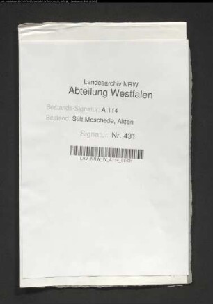 Verzeichnis der Belehnungen: Schulte zum Sterte, Röttger zu Bockum, Schulte zu Hengsbeck, Thonies Wilckens zu Nieder-Salwey, Zacharias Gotter (halbes Gut zu Brenschede) 1578. 1603
