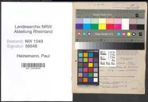 Entnazifizierung Paul Heinemann , geb. 31.05.1911 ()