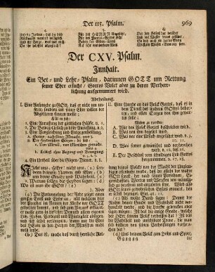 969-977, Der CXV. Psalm