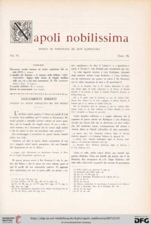 6: Documenti inediti intorno ad artisti napoletani del XVII secolo