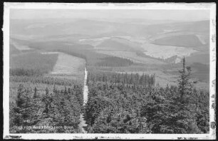 Auersberg. Blick vom Auersberg nach Sosa