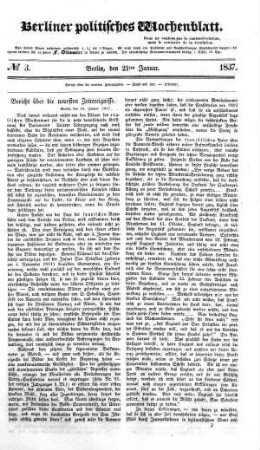 No 3, 21. Januar 1837