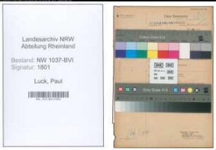 Entnazifizierung Paul Luck , geb. 20.10.1888 (Stadtinspektor)