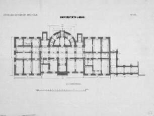 Hörsaal- und Seminargebäude der Universität Greifswald mit Anbau (Audimax): Blatt 2, Kellergeschoß