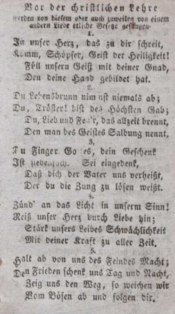 [Gebet] Vor der christlichen Lehre