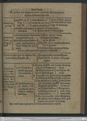 Diatypōois, Ut quibus has paginas non vacat nec libet evolvere, schēma habeant brevius