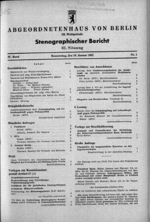 Nr. 1 (81), 18. Januar 1962