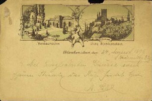 Restauration. Burg Blankenstein.