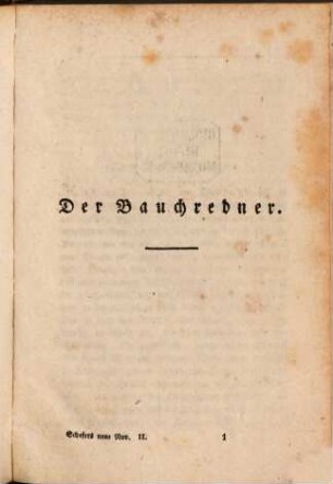 Neue Novellen, Theil 2. Der Waldbrand