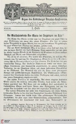 41: Die Wallfahrtskirche Ave Maria bei Deggingen im Täle